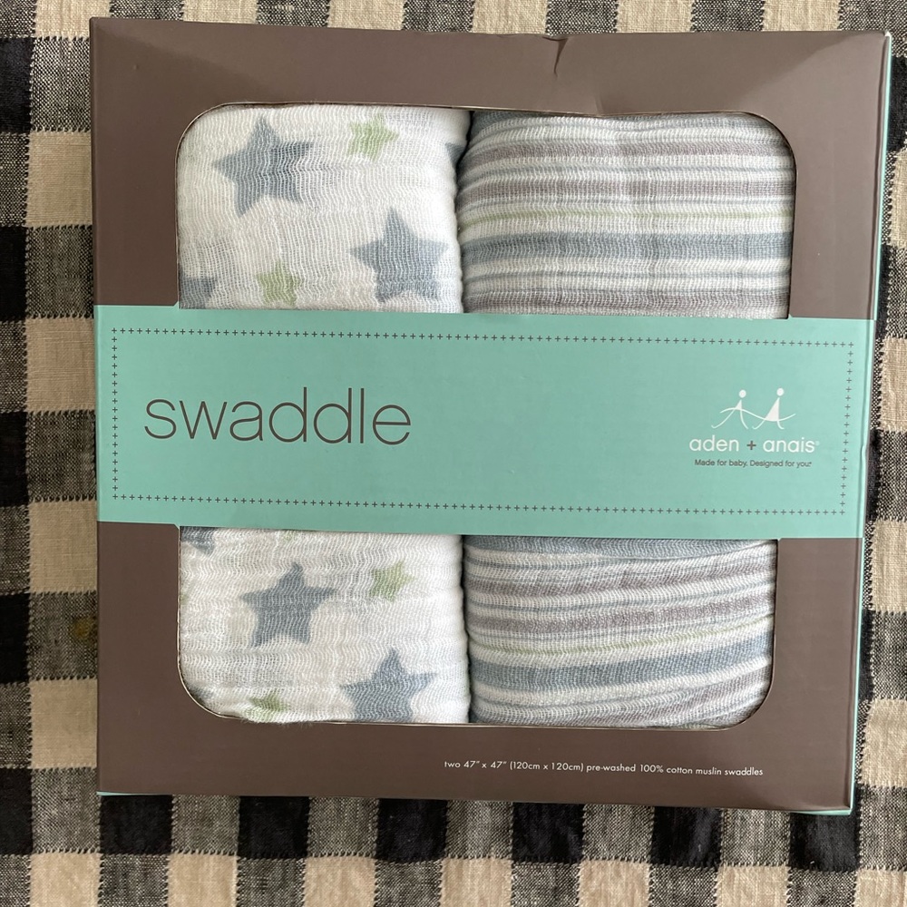 Aden & Anais - Swaddle Blankets - Pack of 2